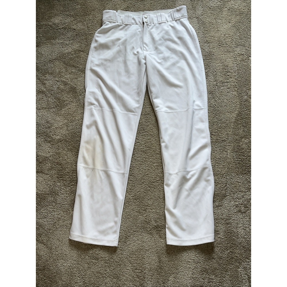 Baseball Pants Holloway Brand White Adult Mens Large Open Bottom See Description